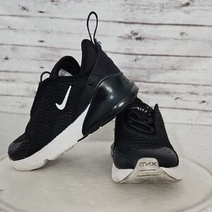 Nike Air Max Black and White Athletic Shoes
